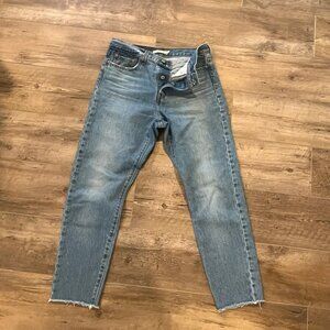Levi's Wedgie button fly mom jeans